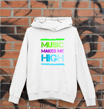 Load image into Gallery viewer, Music Makes me High Unisex Hoodie for Men/Women-White-Ektarfa.online
