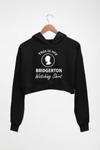Load image into Gallery viewer, Bridgerton Crop HOODIE FOR WOMEN-Black-Ektarfa.online
