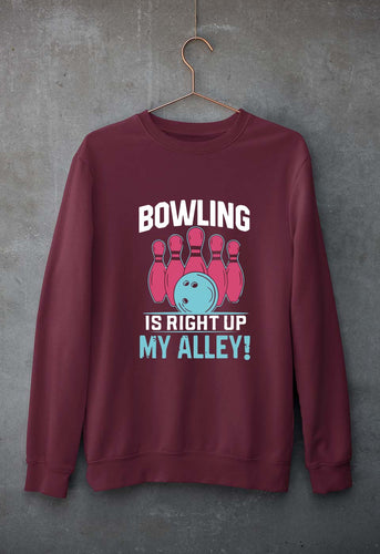 Bowling Unisex Sweatshirt for Men/Women-Maroon-Ektarfa.online