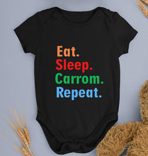 Load image into Gallery viewer, Carrom Kids Romper For Baby Boy/Girl-Black-Ektarfa.online
