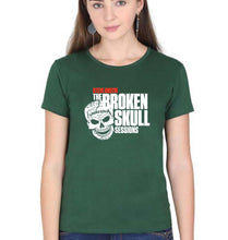 Load image into Gallery viewer, Stone Cold Steve Austin (WWE) T-Shirt for Women-Dark Green-Ektarfa.online
