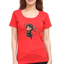 Load image into Gallery viewer, Attack on Titan T-Shirt for Women-Red-Ektarfa.online
