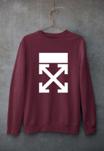 Load image into Gallery viewer, Off-white Unisex Sweatshirt for Men/Women-Maroon-Ektarfa.online
