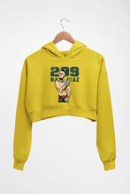 Load image into Gallery viewer, Nate Diaz UFC Crop HOODIE FOR WOMEN-Mustard Yellow-Ektarfa.online
