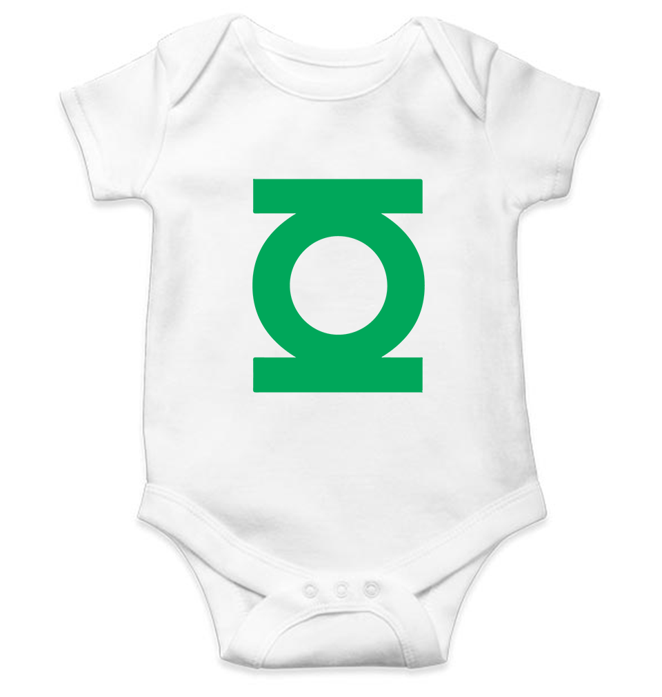 Green Lantern Kids Romper Kids Romper For Baby Boy/Girl-0-5 Months(18 Inches)-White-Ektarfa.online