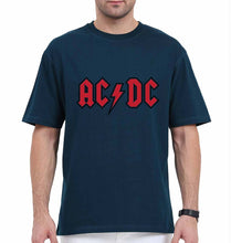 Load image into Gallery viewer, ACDC Oversized T-Shirt for Men-Petrol Blue-Ektarfa.online

