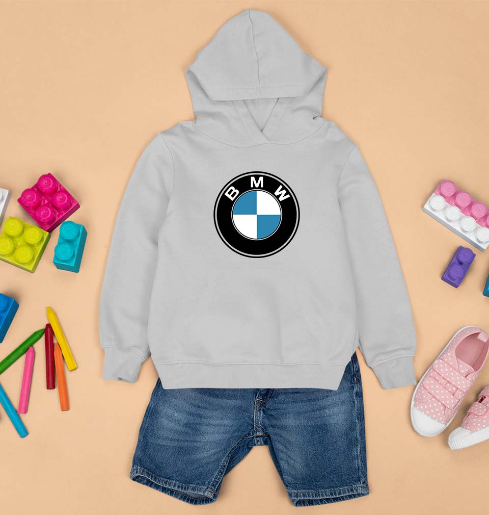 BMW Kids Hoodie for Boy/Girl-Grey-Ektarfa.online