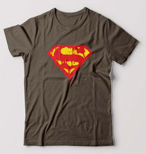 Load image into Gallery viewer, Superman T-Shirt for Men-Olive Green-Ektarfa.online
