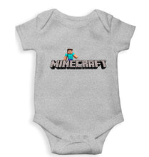 Load image into Gallery viewer, Minecraft Kids Romper For Baby Boy/Girl-0-5 Months(18 Inches)-Grey-Ektarfa.online
