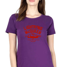Load image into Gallery viewer, Lightning McQueen T-Shirt for Women-Purple-Ektarfa.online
