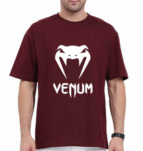 Load image into Gallery viewer, UFC Venum Oversized T-Shirt for Men-Maroon-Ektarfa.online

