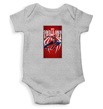 Load image into Gallery viewer, Spider Man Superhero Kids Romper Kids Romper For Baby Boy/Girl-0-5 Months(18 Inches)-Grey-Ektarfa.online
