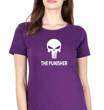 Load image into Gallery viewer, Punisher T-Shirt for Women-Purple-Ektarfa.online
