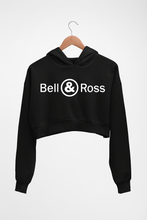 Load image into Gallery viewer, Bell &amp; Ross Crop HOODIE FOR WOMEN-Black-Ektarfa.online

