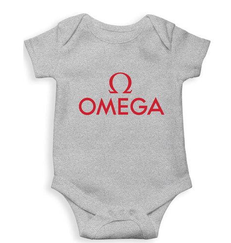 Omega Kids Romper For Baby Boy/Girl-Grey-Ektarfa.online