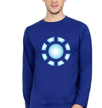 Load image into Gallery viewer, ARC REACTOR Iron Man Superhero Full Sleeves T-Shirt for Men-Royal Blue-Ektarfa.online
