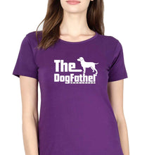 Load image into Gallery viewer, Dog Father T-Shirt for Women-Purple-Ektarfa.online
