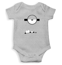 Load image into Gallery viewer, Minion Single Eye &amp; Teeth Kids Romper For Baby Boy/Girl-0-5 Months(18 Inches)-Grey-Ektarfa.online
