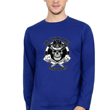 Load image into Gallery viewer, Poker Full Sleeves T-Shirt for Men-Royal Blue-Ektarfa.online
