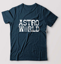Load image into Gallery viewer, Astroworld Travis Scott T-Shirt for Men-Petrol Blue-Ektarfa.online
