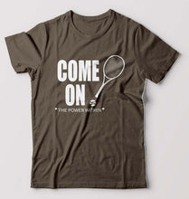 Load image into Gallery viewer, Tennis T-Shirt for Men-Olive Green-Ektarfa.online
