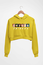 Load image into Gallery viewer, Friends Crop HOODIE FOR WOMEN-Mustard Yellow-Ektarfa.online
