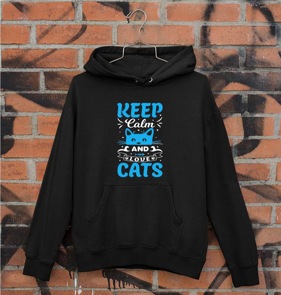 Cat Unisex Hoodie for Men/Women-Black-Ektarfa.online