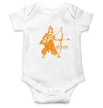 Load image into Gallery viewer, RAMJI Shree Ram Kids Romper Kids Romper For Baby Boy/Girl-0-5 Months(18 Inches)-White-Ektarfa.online
