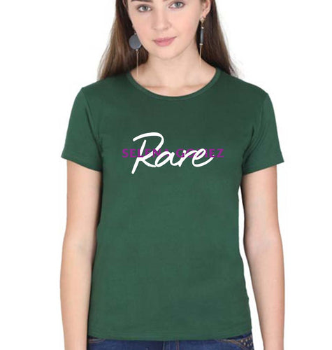 Selena Gomez T-Shirt for Women-Dark Green-Ektarfa.online