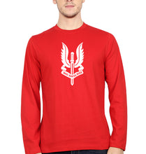 Load image into Gallery viewer, Who Dares Wins Balidaan Army Full Sleeves T-Shirt for Men-Red-Ektarfa.online
