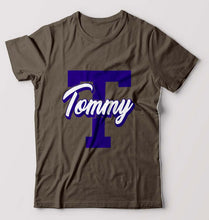 Load image into Gallery viewer, Varsity Tommy T-Shirt for Men-Olive Green-Ektarfa.online
