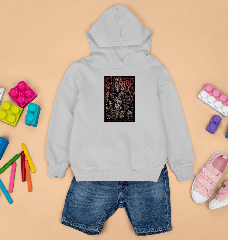 Slipknot Kids Hoodie for Boy/Girl-Grey-Ektarfa.online