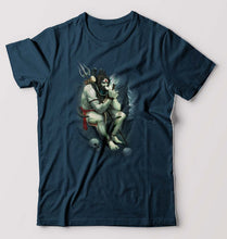 Load image into Gallery viewer, Aghori T-Shirt for Men-Petrol Blue-Ektarfa.online
