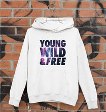 Load image into Gallery viewer, Young Wild Free Unisex Hoodie for Men/Women-White-Ektarfa.online
