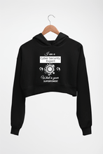 Load image into Gallery viewer, Cyber Security Crop HOODIE FOR WOMEN-Black-Ektarfa.online
