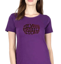 Load image into Gallery viewer, Sly and the Family Stone T-Shirt for Women-Purple-Ektarfa.online
