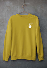 Load image into Gallery viewer, off white Unisex Sweatshirt for Men/Women-Mustard Yellow-Ektarfa.online
