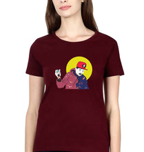 Load image into Gallery viewer, Divine T-Shirt for Women-Maroon-Ektarfa.online
