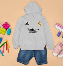 Load image into Gallery viewer, Real Madrid 2021-22 Kids Hoodie for Boy/Girl-Grey-Ektarfa.online

