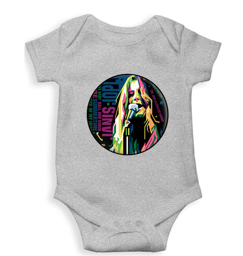 Janis Joplin Kids Romper For Baby Boy/Girl-Grey-Ektarfa.online