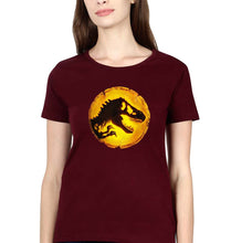 Load image into Gallery viewer, Jurassic World T-Shirt for Women-Maroon-Ektarfa.online
