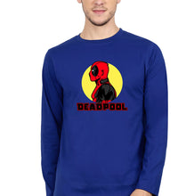 Load image into Gallery viewer, Deadpool Superhero Full Sleeves T-Shirt for Men-Royal Blue-Ektarfa.online
