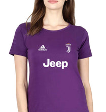 Load image into Gallery viewer, Juventus F.C. 2021-22 T-Shirt for Women-Purple-Ektarfa.online
