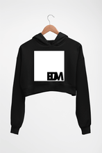 Load image into Gallery viewer, EDM Crop HOODIE FOR WOMEN-Black-Ektarfa.online
