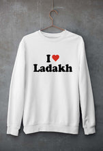 Load image into Gallery viewer, I Love Ladakh Unisex Sweatshirt for Men/Women-White-Ektarfa.online
