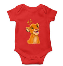 Load image into Gallery viewer, Lion King Simba Kids Romper For Baby Boy/Girl-0-5 Months(18 Inches)-RED-Ektarfa.online
