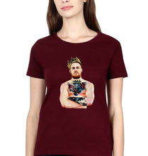 Load image into Gallery viewer, Conor McGregor UFC T-Shirt for Women-Maroon-Ektarfa.online
