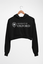 Load image into Gallery viewer, University of Oxford Crop HOODIE FOR WOMEN-Black-Ektarfa.online
