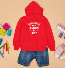 Load image into Gallery viewer, Legends are Born in July Kids Hoodie for Boy/Girl-0-1 Year(22 Inches)-Red-Ektarfa.online
