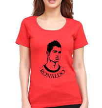 Load image into Gallery viewer, Cristiano Ronaldo CR7 T-Shirt for Women-Red-Ektarfa.online
